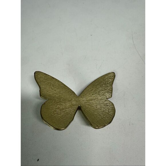 Neiman Marcus Accessories - Vintage Neiman Marcus Gold Tone Butterfly Brooch Scarf Clip